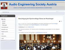 Tablet Screenshot of aes-austria.org
